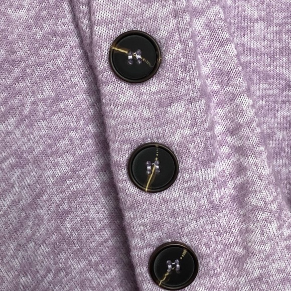 Cable & Gauge Lavender Purple Lightweight Sweater Shirt Size Small - Picture 3 of 6